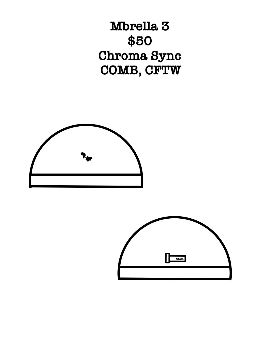 Mbrella 3 Dome Hat